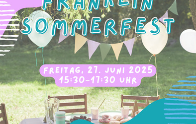 Einladung zum Sommerfest der Franklin Abenteuerknirpse und -kids